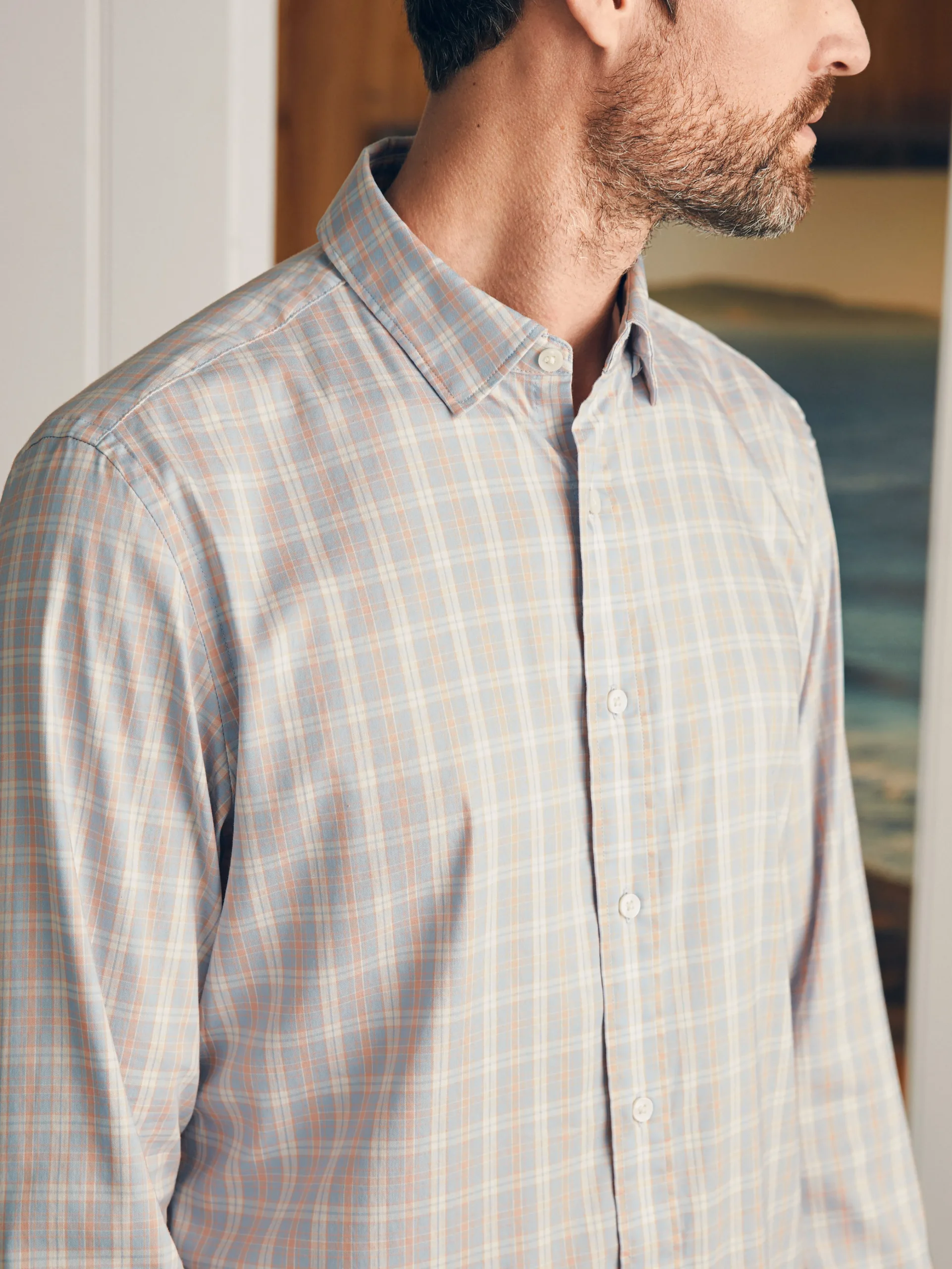 Movement™ Shirt Classic Fit -*Faherty Brand New