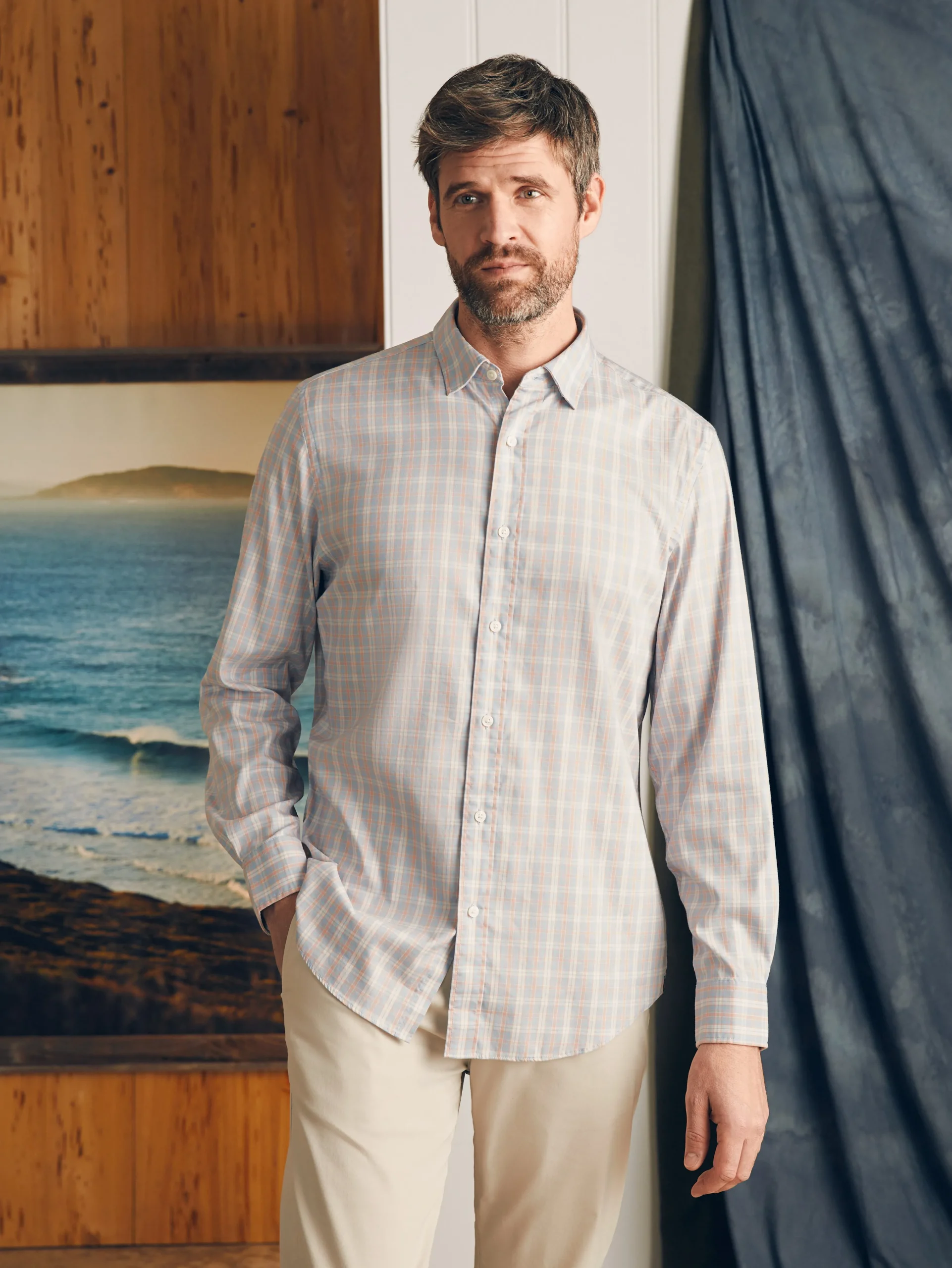 Movement™ Shirt Classic Fit -*Faherty Brand New