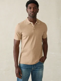 Movement™ Short-Sleeve Pique Polo Shirt -*Faherty Brand Discount