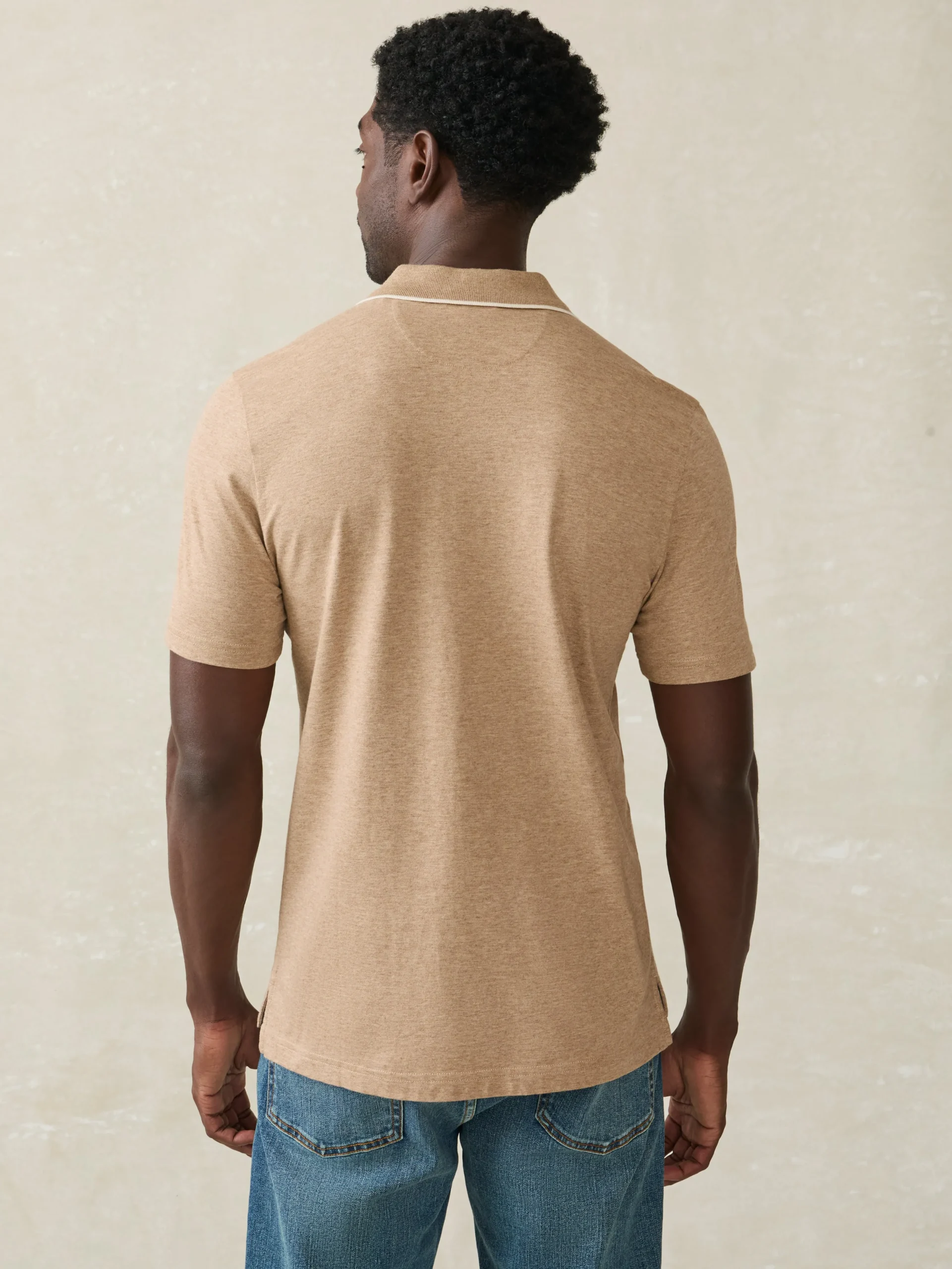 Movement™ Short-Sleeve Pique Polo Shirt -*Faherty Brand Discount