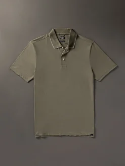 Movement™ Short-Sleeve Pique Polo Shirt -*Faherty Brand
