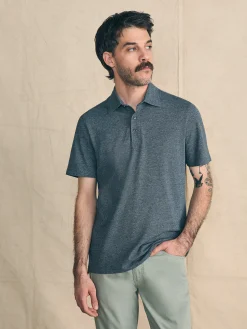Movement™ Short-Sleeve Pique Polo Shirt -*Faherty Brand Clearance