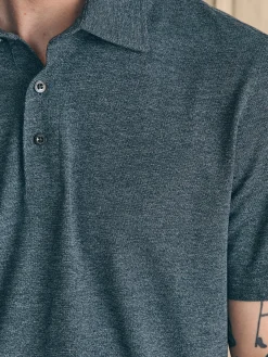 Movement™ Short-Sleeve Pique Polo Shirt -*Faherty Brand Clearance