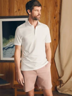 Movement™ Short-Sleeve Pique Polo Shirt -*Faherty Brand Clearance
