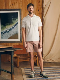 Movement™ Short-Sleeve Pique Polo Shirt -*Faherty Brand Clearance