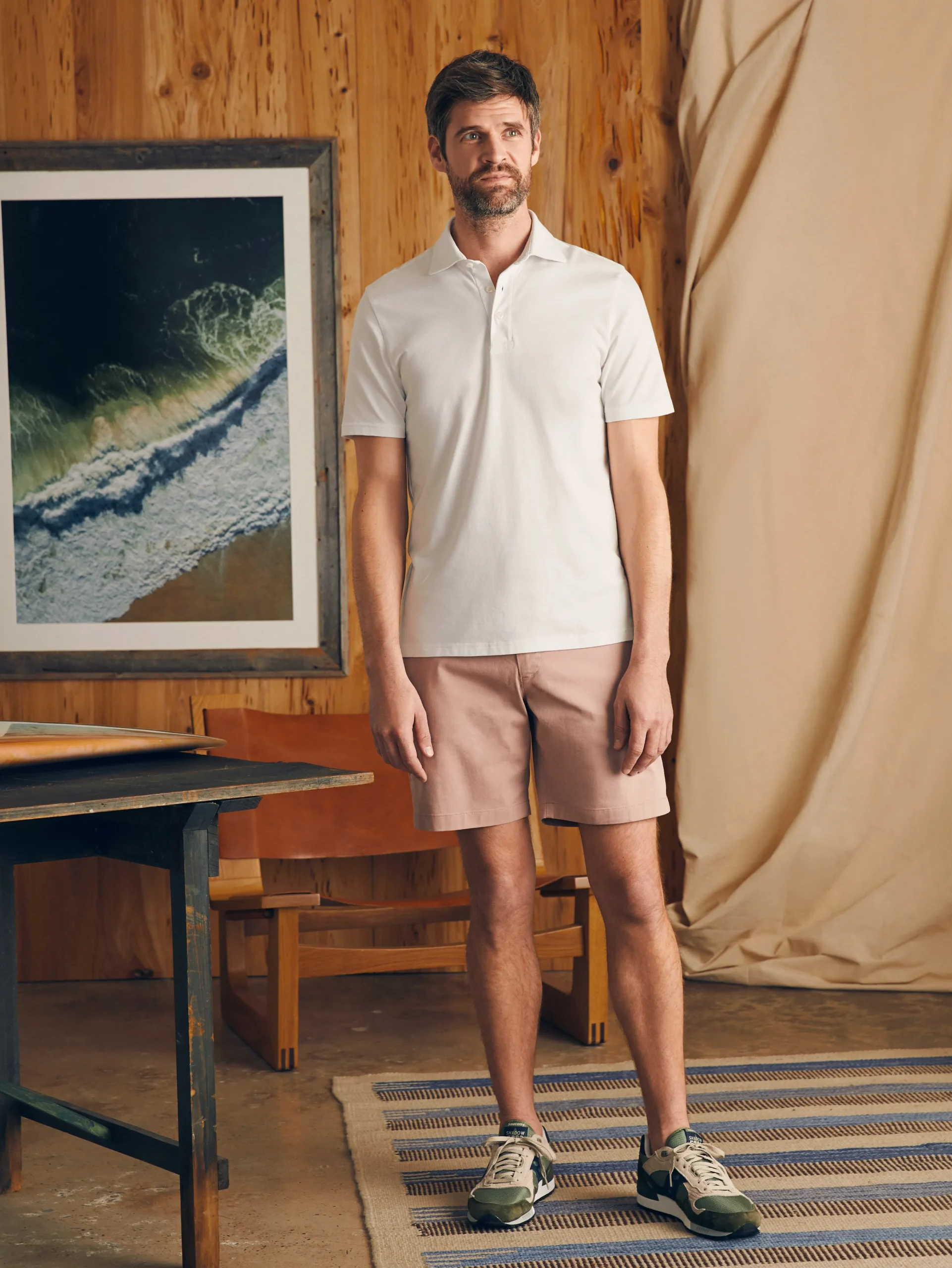 Movement™ Short-Sleeve Pique Polo Shirt -*Faherty Brand Clearance