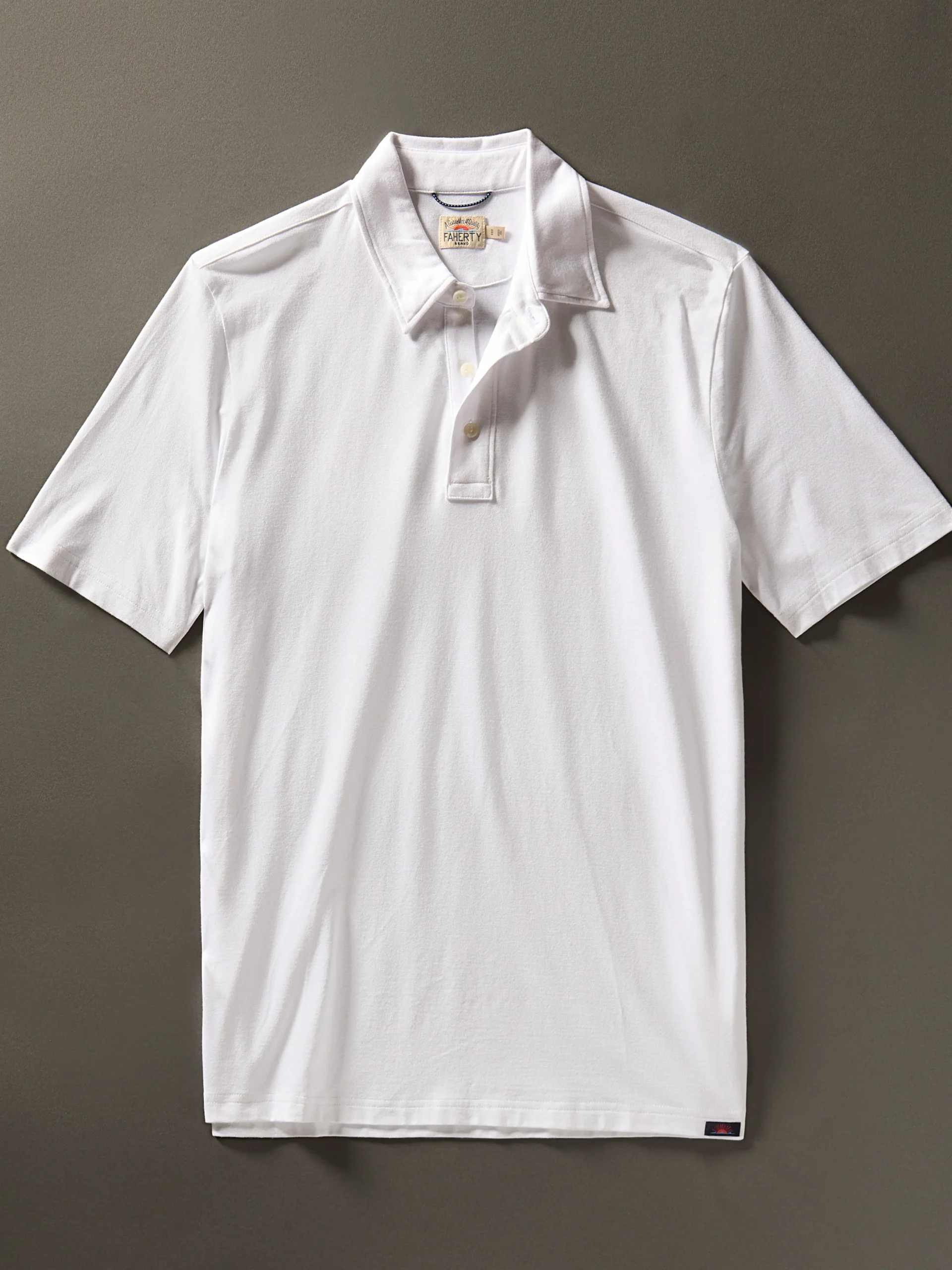 Movement™ Short-Sleeve Pique Polo Shirt -*Faherty Brand Clearance