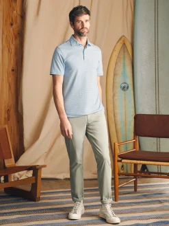 Movement™ Short-Sleeve Pique Polo Shirt -*Faherty Brand Hot