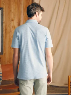 Movement™ Short-Sleeve Pique Polo Shirt -*Faherty Brand Hot