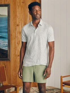 Movement™ Short-Sleeve Pique Polo Shirt -*Faherty Brand Sale