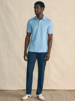 Movement™ Short-Sleeve Pique Polo Shirt -*Faherty Brand Clearance