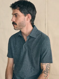 Movement™ Short-Sleeve Pique Polo Shirt (Tall) -*Faherty Brand