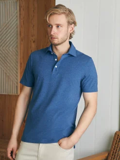 Movement™ Short-Sleeve Polo Shirt -*Faherty Brand New