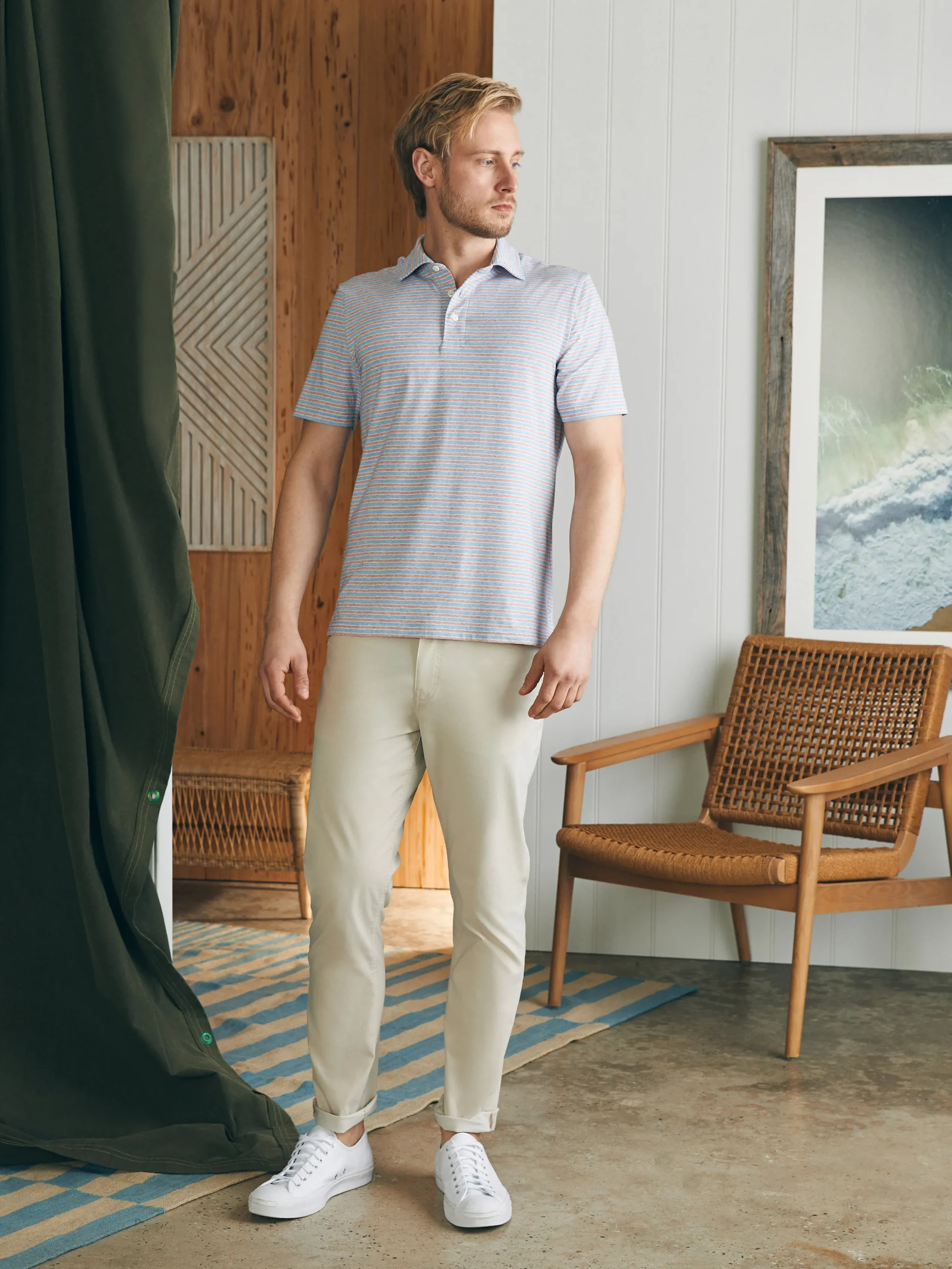 Movement™ Short-Sleeve Polo Shirt (Tall) -*Faherty Brand Hot