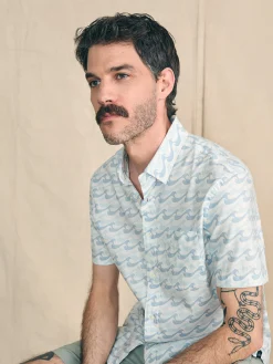 Movement™ Short-Sleeve Shirt -*Faherty Brand New