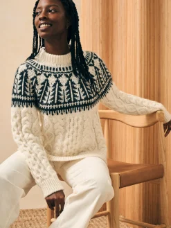 Native Knitter Frost Fair Isle Crew -*Faherty Brand Online