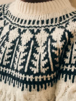 Native Knitter Frost Fair Isle Crew -*Faherty Brand Online