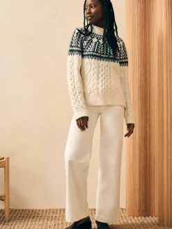Native Knitter Frost Fair Isle Crew -*Faherty Brand Online