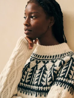 Native Knitter Frost Fair Isle Crew -*Faherty Brand Online
