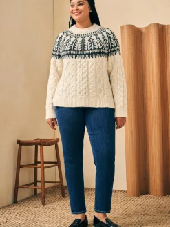 Native Knitter Frost Fair Isle Crew -*Faherty Brand Online
