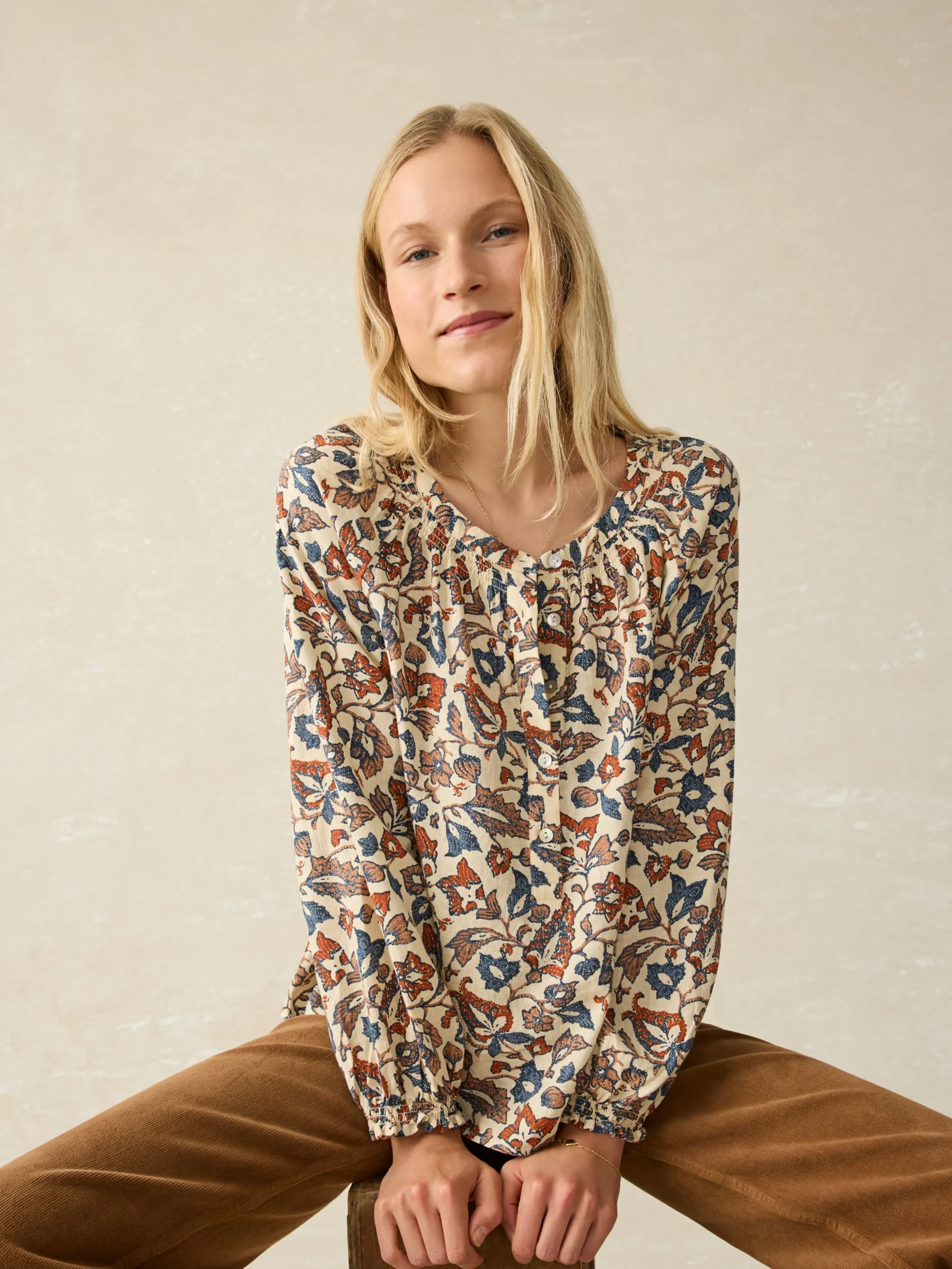 Odette Top -*Faherty Brand Sale