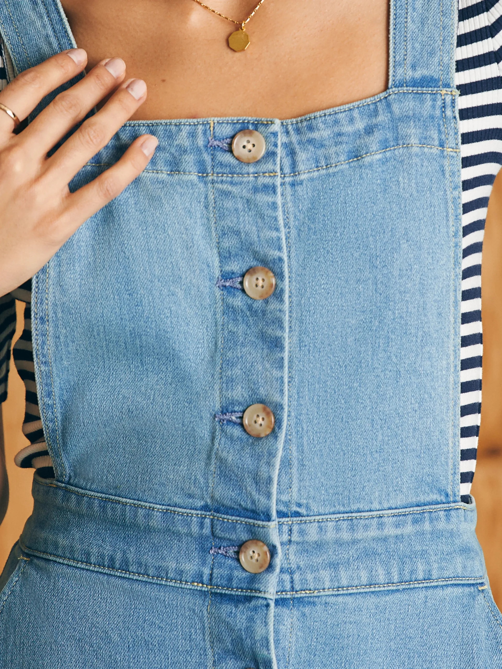 Organic Cotton Denim Remi Dress -*Faherty Brand Outlet