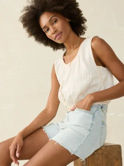 Organic Cotton Denim Short -*Faherty Brand Hot
