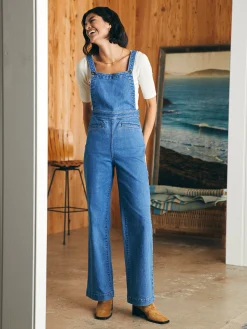 Organic Cotton Denim Sienna Jumpsuit -*Faherty Brand Best