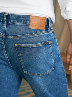 Organic Cotton Slim Straight Denim (32" Inseam) -*Faherty Brand Hot