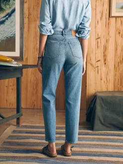 Organic Cotton Slim Straight Denim -*Faherty Brand Outlet