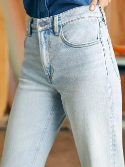 Organic Cotton Slim Straight Denim -*Faherty Brand