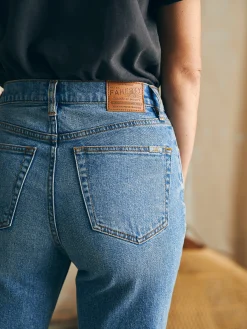 Organic Cotton Slim Straight Ankle Denim -*Faherty Brand Online