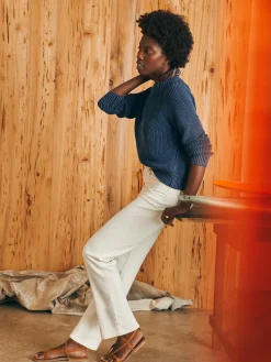 Organic Cotton Slim Straight Denim -*Faherty Brand