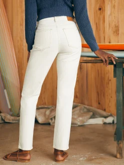 Organic Cotton Slim Straight Denim -*Faherty Brand