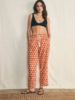 Pacific Beach Linen Pant -*Faherty Brand Sale
