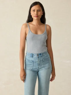 Pacific Pointelle Tank -*Faherty Brand Outlet