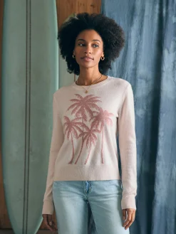 Palm Coast Cashmere Crew -*Faherty Brand