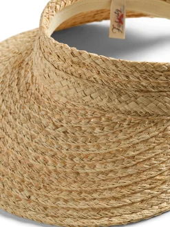 Raffia Packable Visor -*Faherty Brand