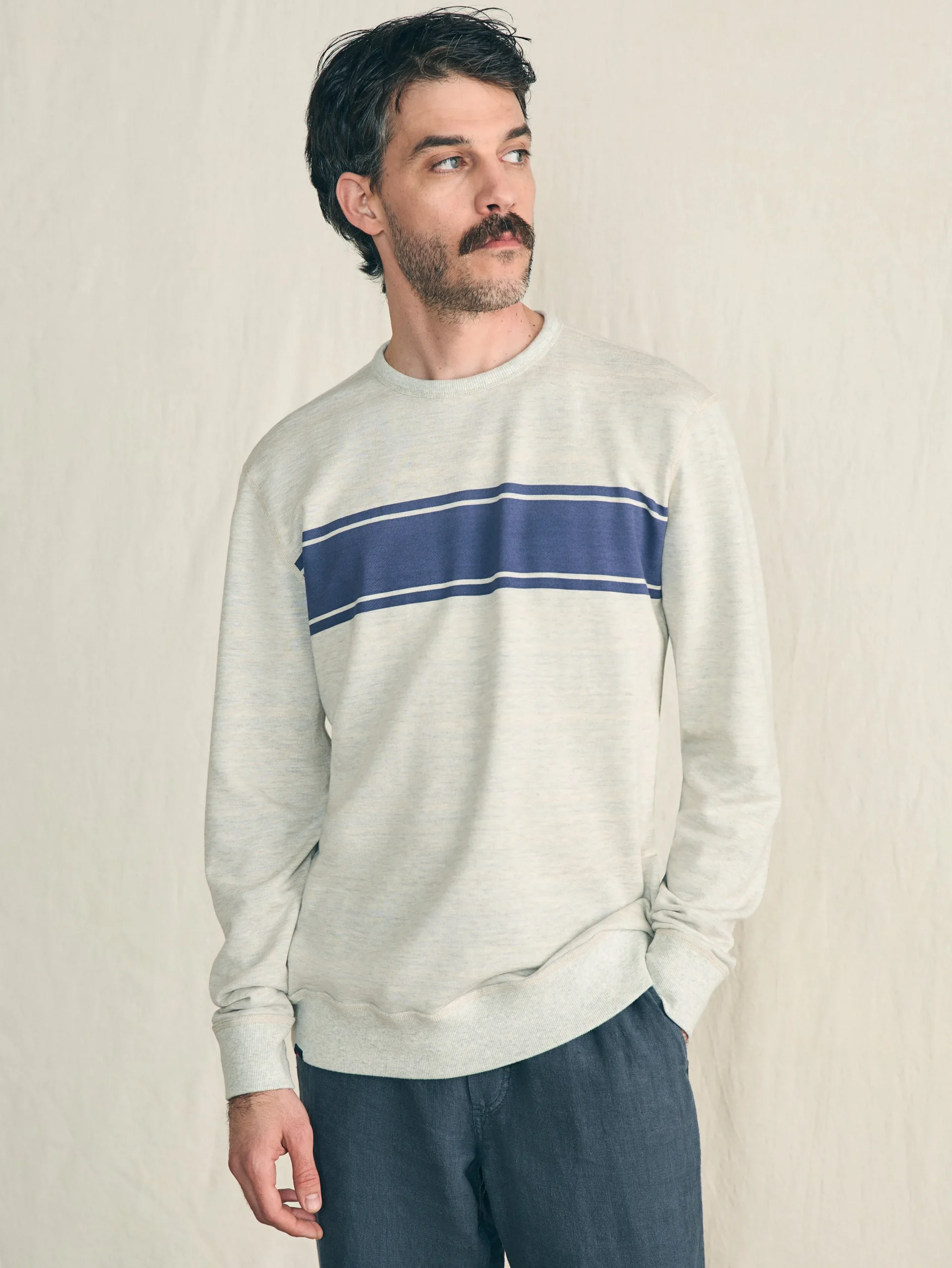 Reversible French Terry Crew -*Faherty Brand Best