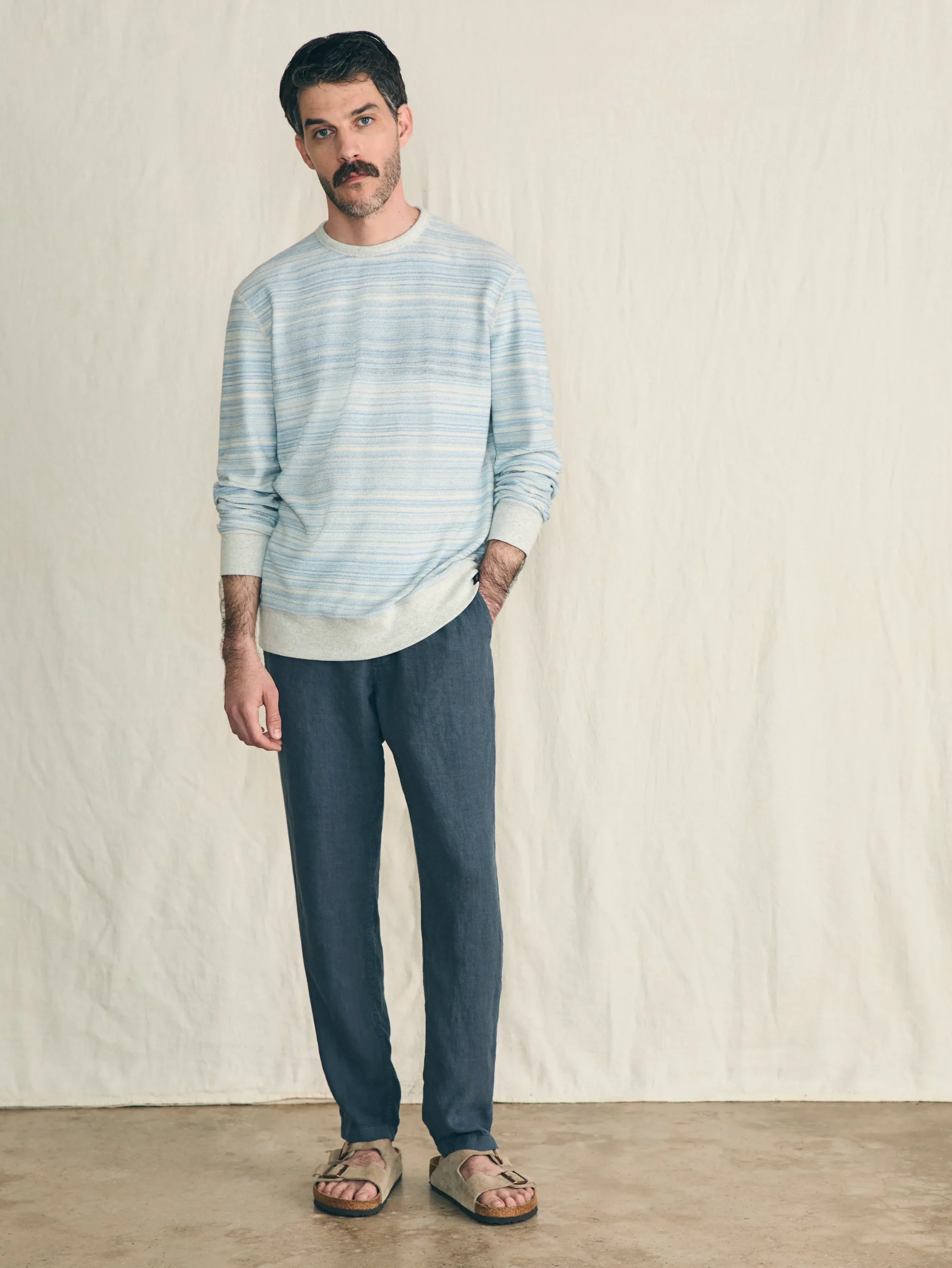 Reversible French Terry Crew -*Faherty Brand Best