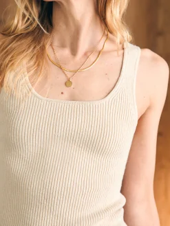 Rue Sweater Tank -*Faherty Brand Hot