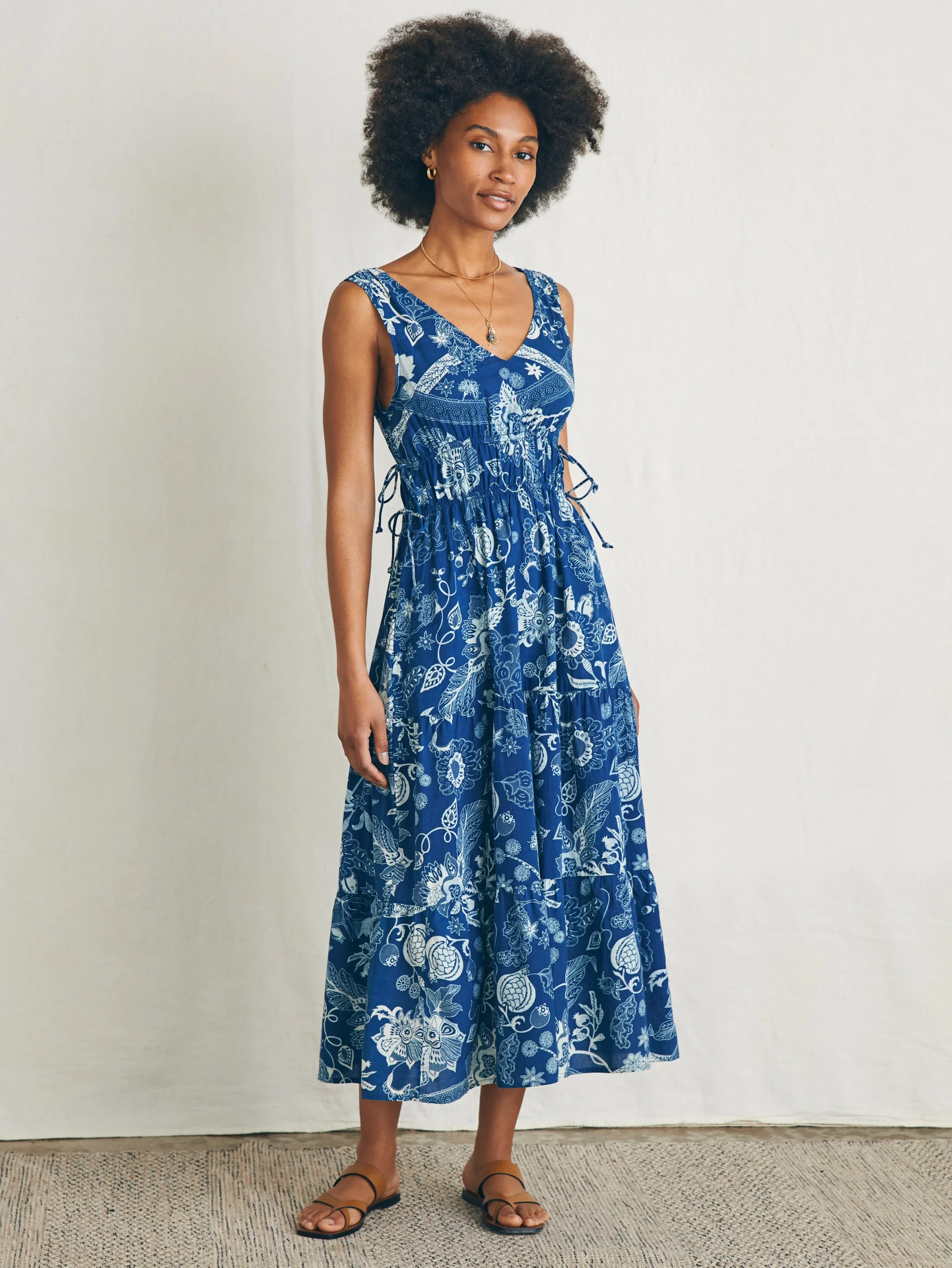 Sandbar Maxi Dress -*Faherty Brand New
