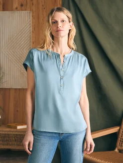 Sandwashed Silk Desmond Top -*Faherty Brand Discount