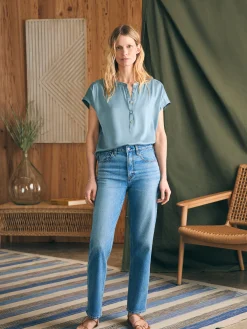 Sandwashed Silk Desmond Top -*Faherty Brand Discount