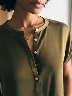 Sandwashed Silk Desmond Top -*Faherty Brand New