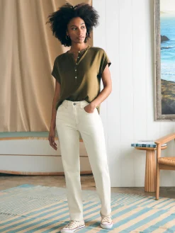Sandwashed Silk Desmond Top -*Faherty Brand New