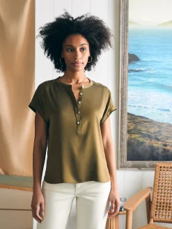 Sandwashed Silk Desmond Top -*Faherty Brand New