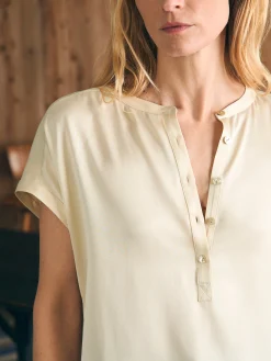Sandwashed Silk Desmond Top -*Faherty Brand