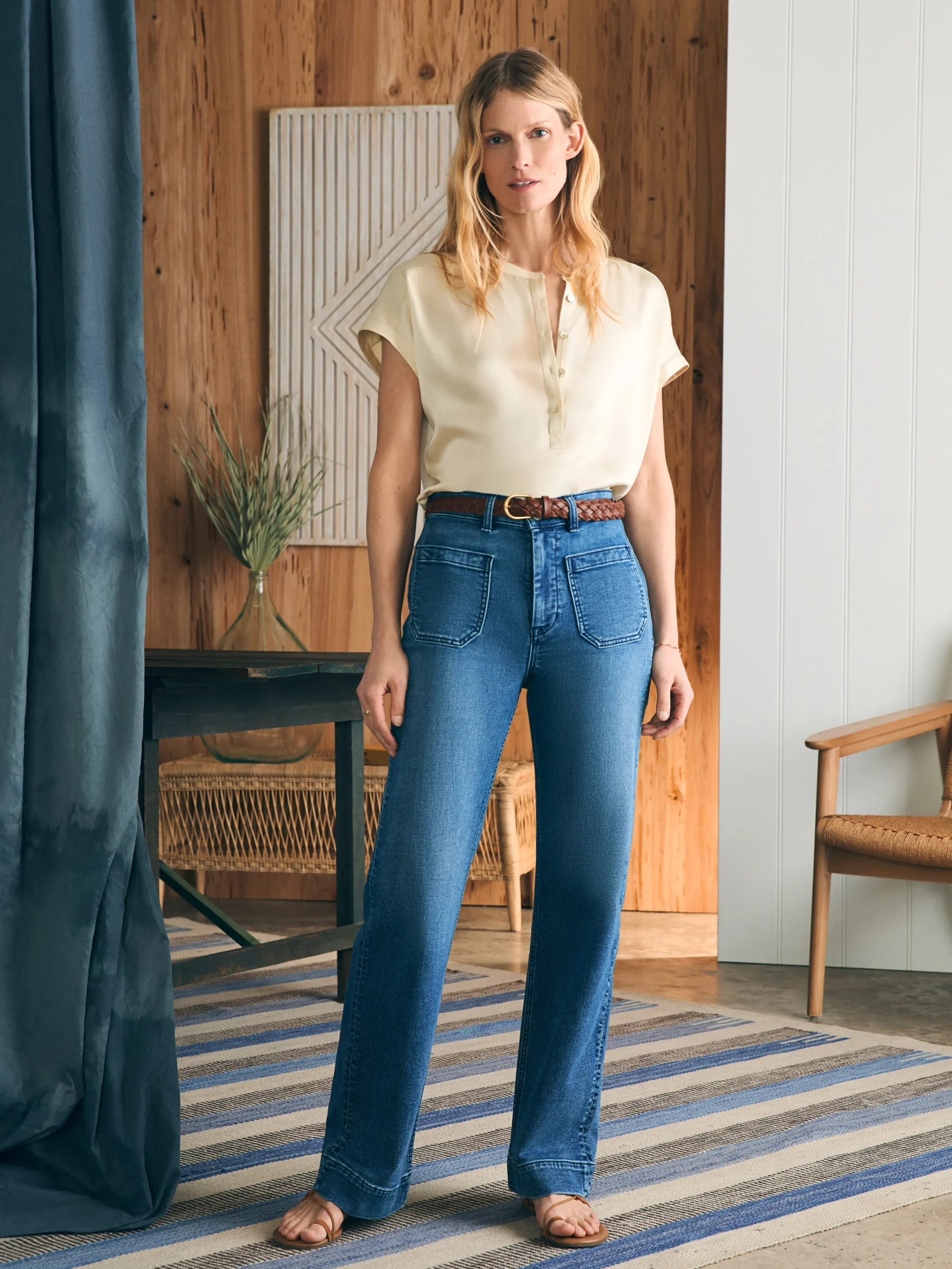 Sandwashed Silk Desmond Top -*Faherty Brand