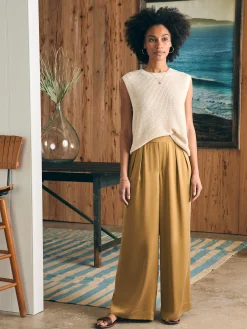 Sandwashed Silk Gemma Pant -*Faherty Brand New